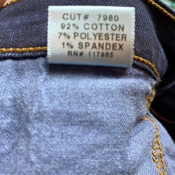 J Brand Skinny Leg Ignite Dark Blue Jeans Stretch - Picture 6 of 6